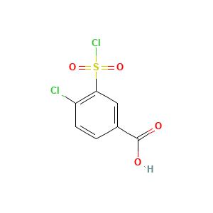 4-Chloro-3-(chlorosulphonyl)benzoic acid