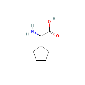 (2S)-2-amino-2-cyclopentylacetic acid