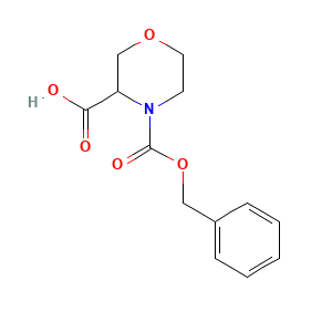 4-[(Benzyloxy)carbonyl]morpholine-3-carboxylic acid