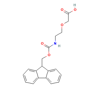 2-(2-((((9H-fluoren-9-yl)methoxy)carbonyl)amino)ethoxy)acetic acid