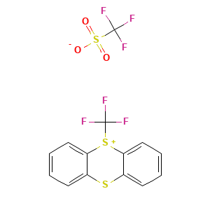 5-(trifluoromethyl)-5H-thianthren-5-ium trifluoromethanesulfonate