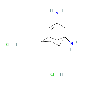 Tricyclo(3.3.1.1(sup 3,7))decane-1,3-diamine, dihydrochloride