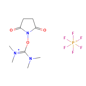 (Dimethylamino)((2,5-dioxopyrrolidin-1-yl)oxy)-N,N-dimethylmethaniminium hexafluorophosphate
