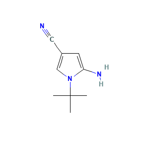 5-amino-1-tert-butyl-1H-pyrrole-3-carbonitrile
