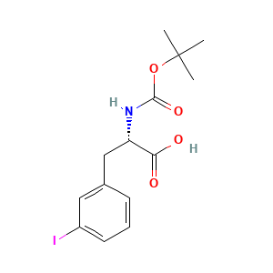 (S)-2-((tert-butoxycarbonyl)amino)-3-(3-iodophenyl)propanoic acid