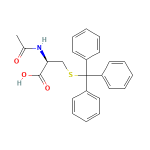 (2R)-2-acetamido-3-((triphenylmethyl)sulfanyl)propanoic acid