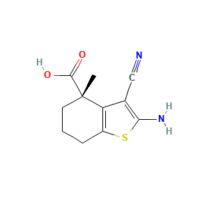 (S)-2-Amino-3-cyano-4-methyl-4,5,6,7-tetrahydrobenzo[b]thiophene-4-carboxylic acid