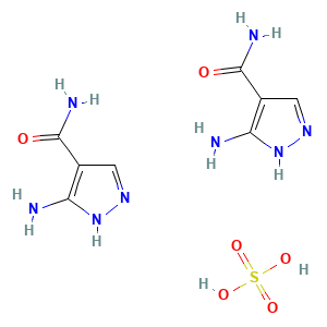3-Amino-4-carboxamidopyrazole hemisulfate
