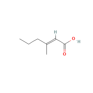 (2E)-3-Methyl-2-hexenoic acid