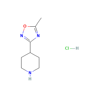 4-(5-Methyl-1,2,4-oxadiazol-3-yl)piperidine hydrochloride