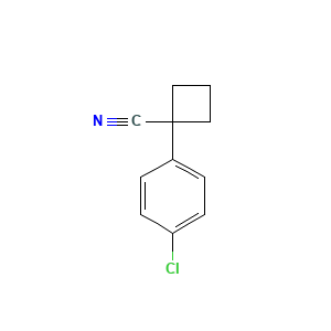 1-(4-Chlorophenyl)cyclobutanecarbonitrile