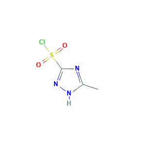 5-methyl-4H-1,2,4-triazole-3-sulfonyl chloride