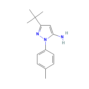 3-tert-butyl-1-(4-methylphenyl)-1H-pyrazol-5-amine