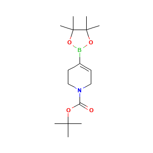 Tert-butyl 4-(4,4,5,5-tetramethyl-1,3,2-dioxaborolan-2-yl)-1,2,3,6-tetrahydropyridine-1-carboxylate