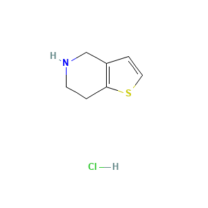 4,5,6,7-Tetrahydrothieno(3,2-c)pyridinium chloride