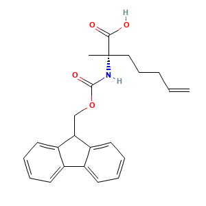 (2S)-2-((((9H-Fluoren-9-yl)methoxy)carbonyl)amino)-2-methylhept-6-enoic acid