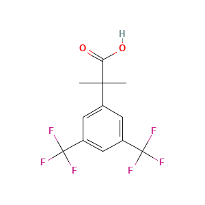 2-(3,5-Bis(trifluoromethyl)phenyl)-2-methylpropanoic acid