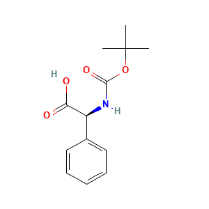 (2S)-2-(((tert-butoxy)carbonyl)amino)-2-phenylacetic acid