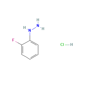 Hydrazine, (2-fluorophenyl)-, hydrochloride (1:1)