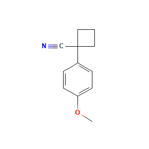 1-(4-Methoxyphenyl)cyclobutanecarbonitrile
