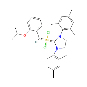 (1,3-Bis(2,4,6-trimethylphenyl)imidazolidin-2-ylidene)(dichloro)((2-((propan-2-yl)oxy)phenyl)methylidene)ruthenium