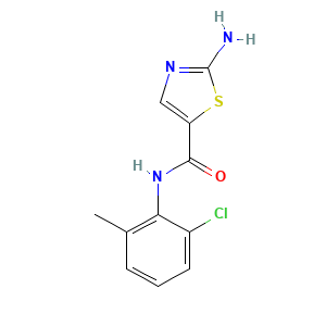 2-Amino-N-(2-chloro-6-methylphenyl)-1,3-thiazole-5-carboxamide