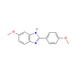 1H-Benzimidazole, 5-methoxy-2-(4-methoxyphenyl)-
