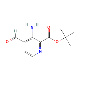 tert-Butyl 3-amino-4-formylpyridine-2-carboxylate
