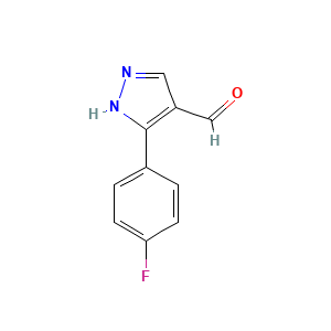 3-(4-Fluorophenyl)-1H-pyrazole-4-carboxaldehyde