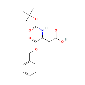 (3S)-4-(benzyloxy)-3-(((tert-butoxy)carbonyl)amino)-4-oxobutanoic acid