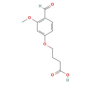 4-(4'-Formyl-3'-methoxyphenoxy)butyric acid