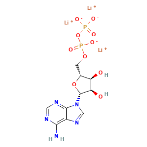 adenosine 5'-(trihydrogen diphosphate), trilithium salt