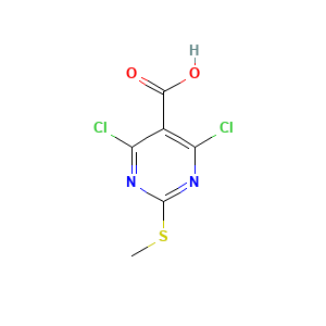 4,6-Dichloro-2-(methylthio)pyrimidine-5-carboxylic acid
