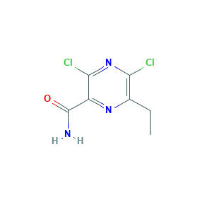 3,5-Dichloro-6-ethylpyrazine-2-carboxamide