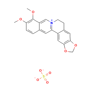 Berberine, sulfate