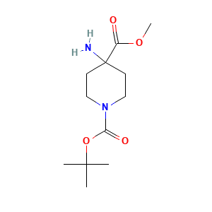 1-tert-Butyl 4-methyl 4-aminopiperidine-1,4-dicarboxylate