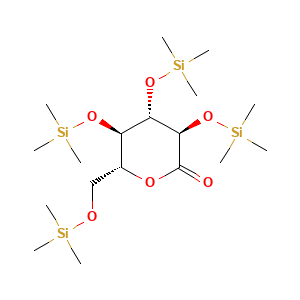 (3R,4S,5R,6R)-3,4,5-Tris-trimethylsilanyloxy-6-trimethylsilanyloxymethyl-tetrahydro-pyran-2-on