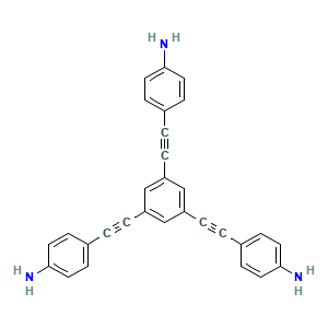 4,4',4''-(Benzene-1,3,5-triyltris(ethyne-2,1-diyl))trianiline