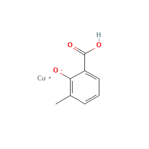 Copper(1+) 2-carboxy-6-methylphenolate