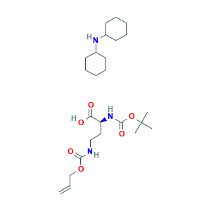Dicyclohexylamine (S)-4-(((allyloxy)carbonyl)amino)-2-((tert-butoxycarbonyl)amino)butanoate