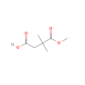 4-Methoxy-3,3-dimethyl-4-oxobutanoic acid