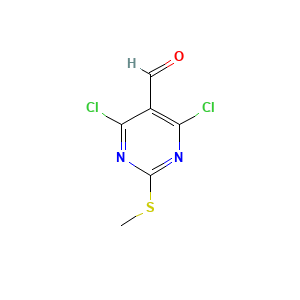 4,6-Dichloro-2-(methylsulfanyl)pyrimidine-5-carbaldehyde