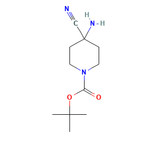 tert-Butyl 4-amino-4-cyanopiperidine-1-carboxylate