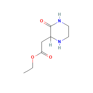 Ethyl 2-(3-oxopiperazin-2-yl)acetate