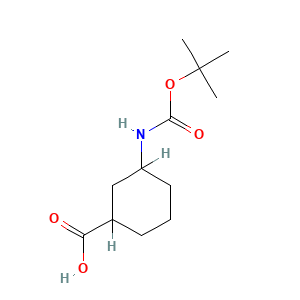 3-(((Tert-butoxy)carbonyl)amino)cyclohexane-1-carboxylic acid