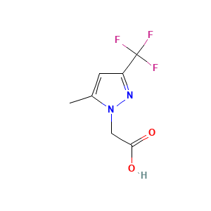 2-(5-methyl-3-(trifluoromethyl)-1H-pyrazol-1-yl)acetic acid