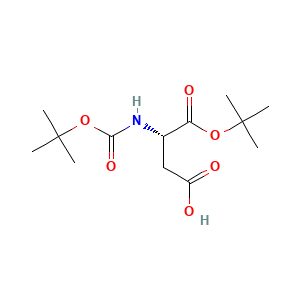 (3S)-4-(tert-butoxy)-3-{[(tert-butoxy)carbonyl]amino}-4-oxobutanoic acid