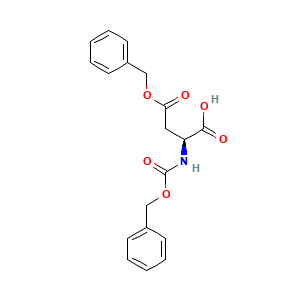 4-(Phenylmethyl) hydrogen N-((phenylmethoxy)carbonyl)-L-aspartate
