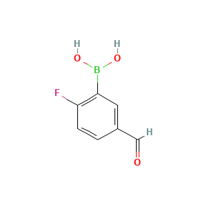 (2-Fluoro-5-formylphenyl)boronic acid