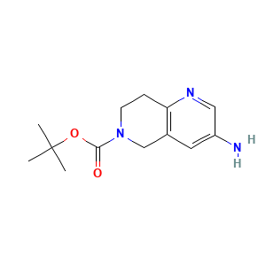 Tert-butyl 3-amino-5,6,7,8-tetrahydro-1,6-naphthyridine-6-carboxylate